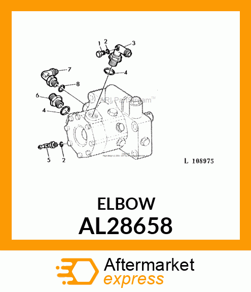 ELBOW FITTING AL28658