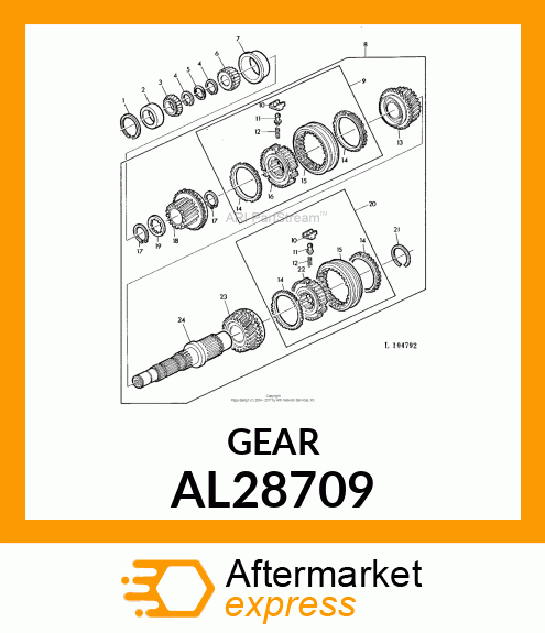 GEAR AL28709