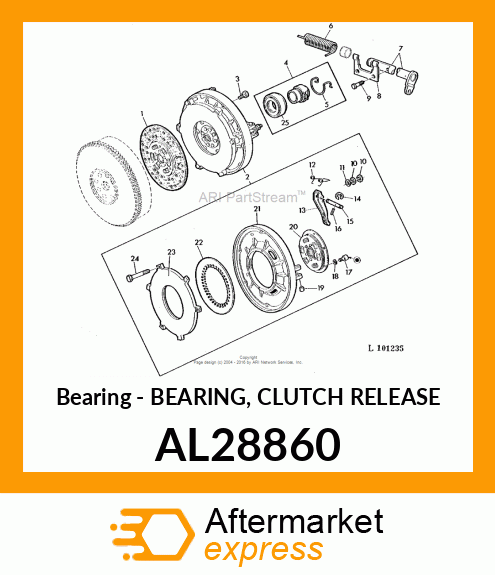 Bearing - BEARING, CLUTCH RELEASE AL28860