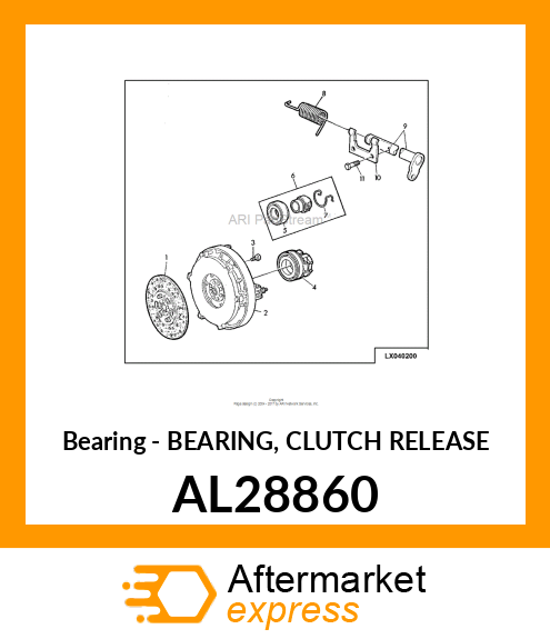 Bearing - BEARING, CLUTCH RELEASE AL28860