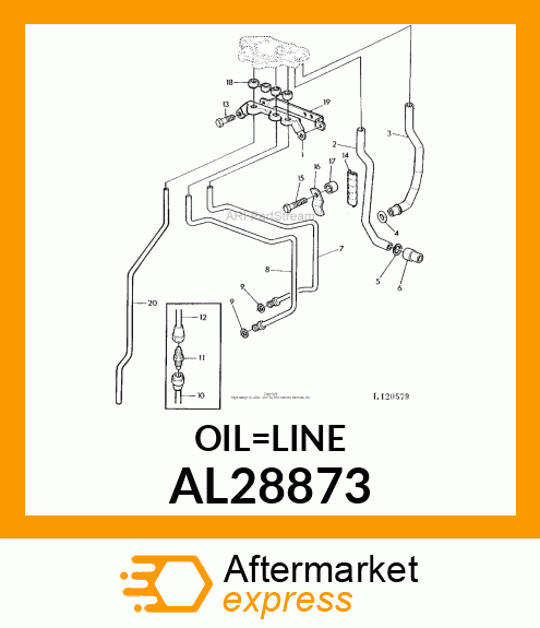 OIL LINE AL28873