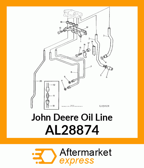 OIL LINE AL28874