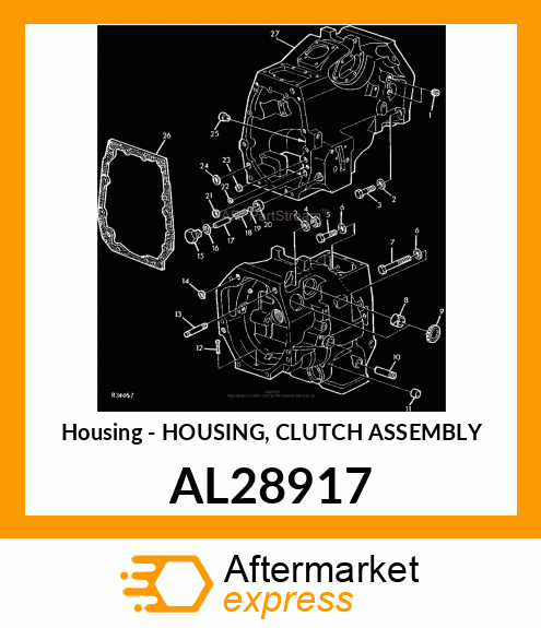 Housing - HOUSING, CLUTCH ASSEMBLY AL28917