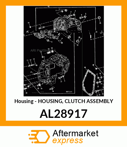 Housing - HOUSING, CLUTCH ASSEMBLY AL28917