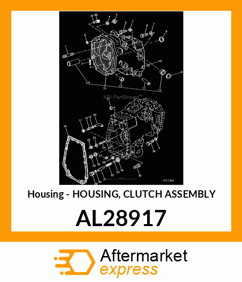 Housing - HOUSING, CLUTCH ASSEMBLY AL28917