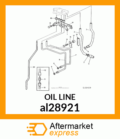 OIL LINE al28921