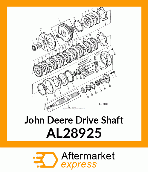 DRIVE SHAFT AL28925