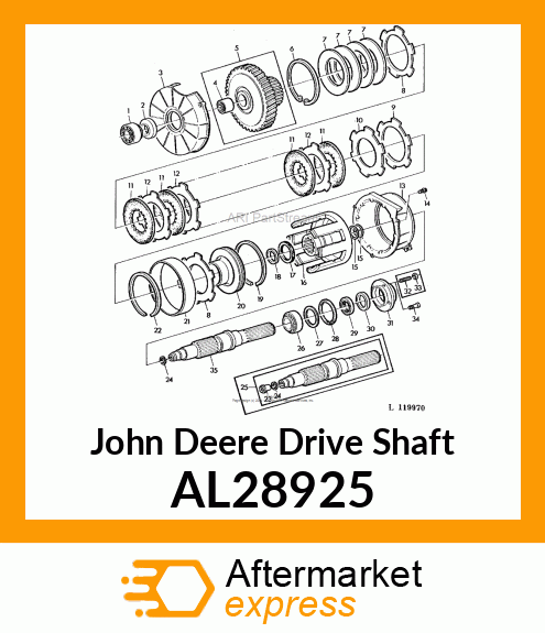 DRIVE SHAFT AL28925