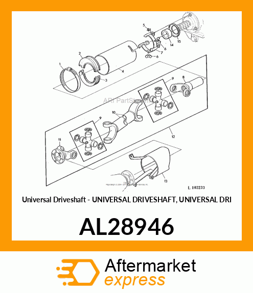 Universal Driveshaft AL28946