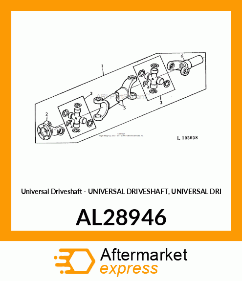 Universal Driveshaft AL28946