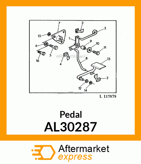 Pedal AL30287