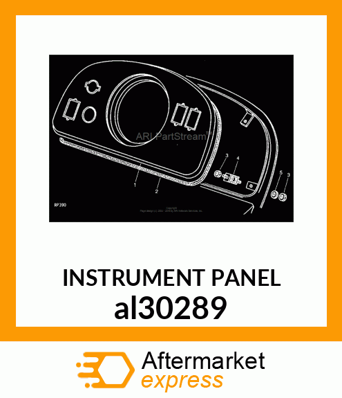 INSTRUMENT PANEL al30289