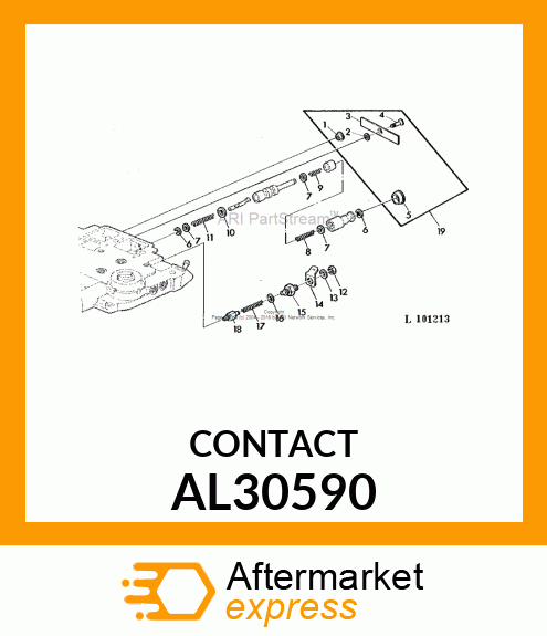 CONTACT, INDICATOR LAMP SWITCH AL30590