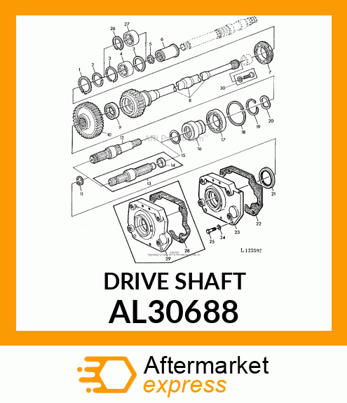 DRIVE SHAFT AL30688