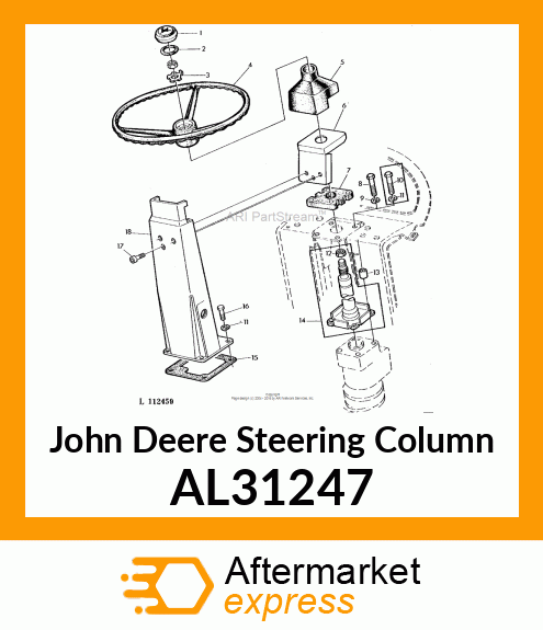 STEERING COLUMN AL31247