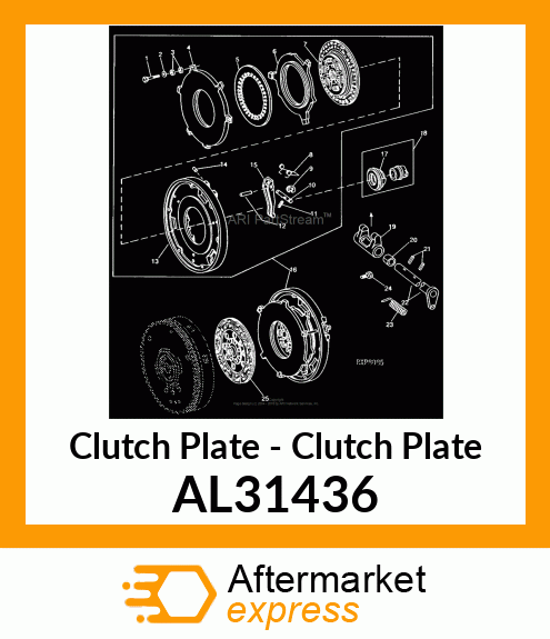 Clutch Plate - Clutch Plate AL31436