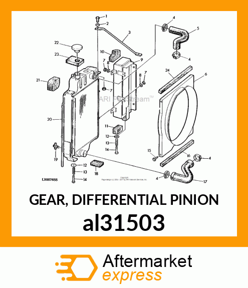 RADIATOR al31503