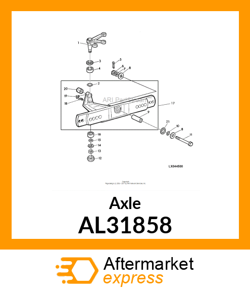 Axle AL31858