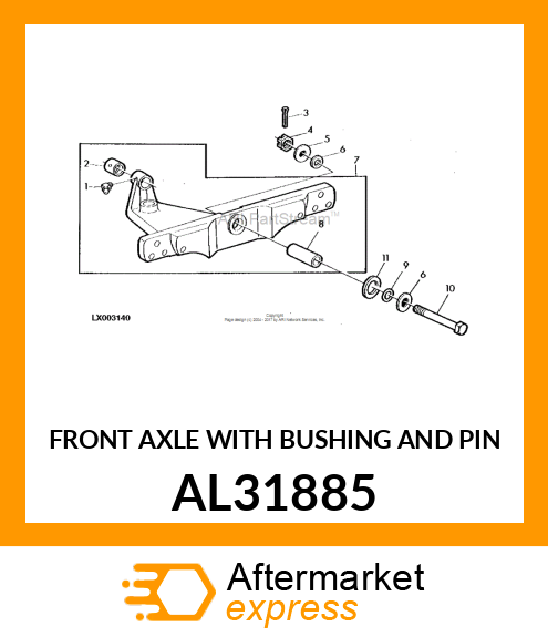 Axle AL31885