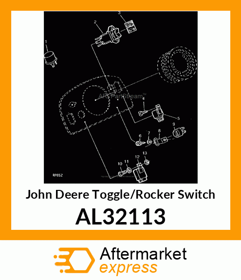 TOGGLE/ROCKER SWITCH AL32113