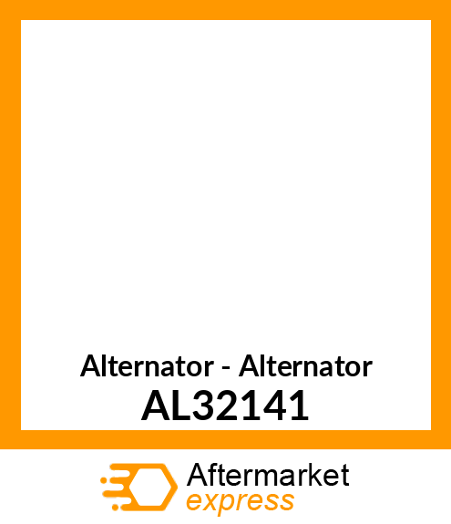 Alternator - Alternator AL32141