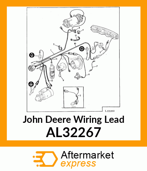 WIRING LEAD AL32267