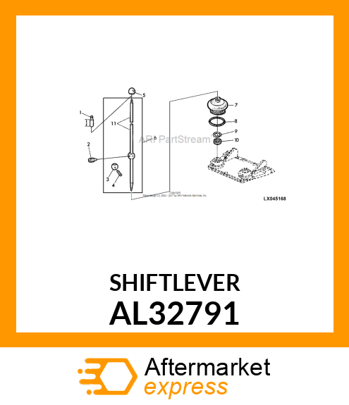 Gearshift Lever - Gearshift Lever AL32791