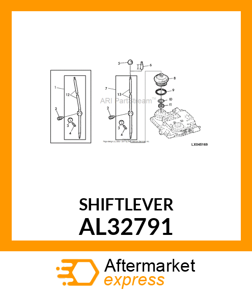 Gearshift Lever - Gearshift Lever AL32791