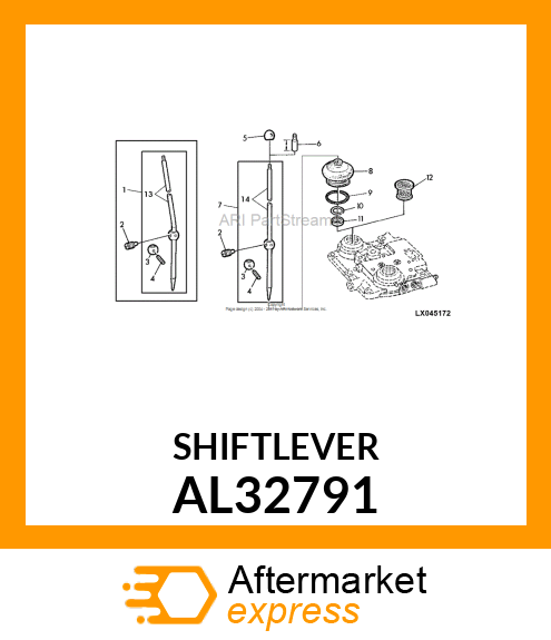 Gearshift Lever - Gearshift Lever AL32791