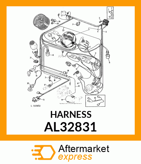 LINE ASSY. AL32831