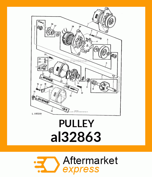 PULLEY al32863