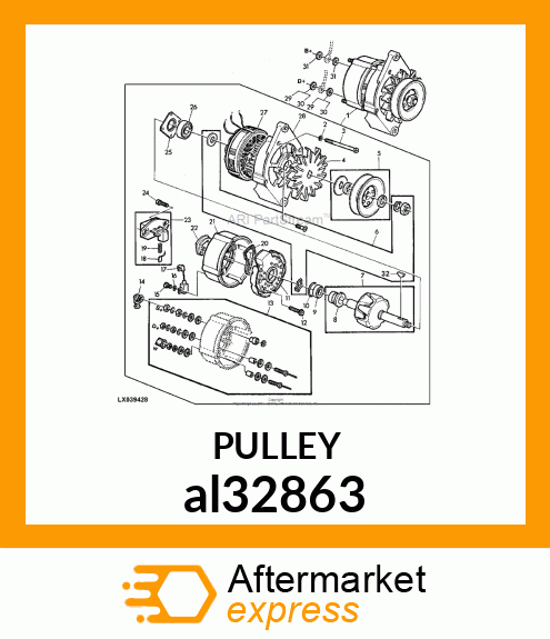 PULLEY al32863