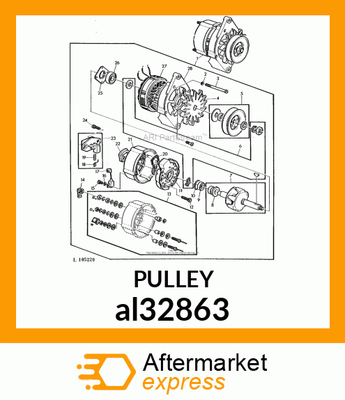 PULLEY al32863