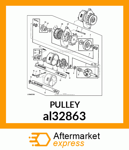 PULLEY al32863