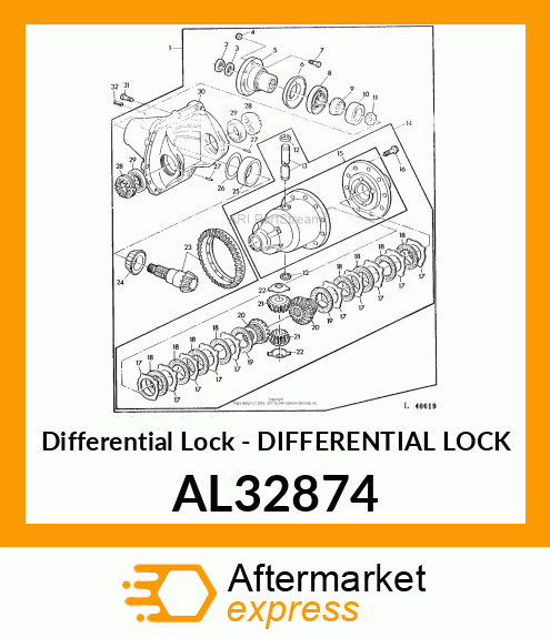 Differential Lock - DIFFERENTIAL LOCK AL32874