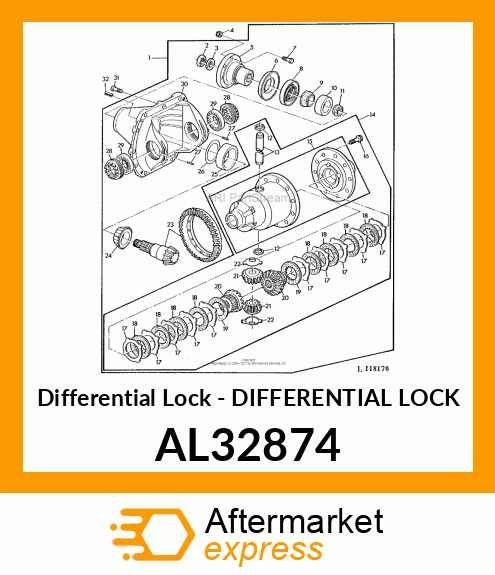 Differential Lock - DIFFERENTIAL LOCK AL32874