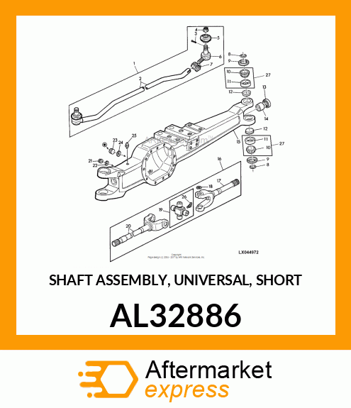 Universal Joint AL32886