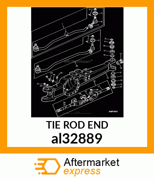 TIE ROD END al32889