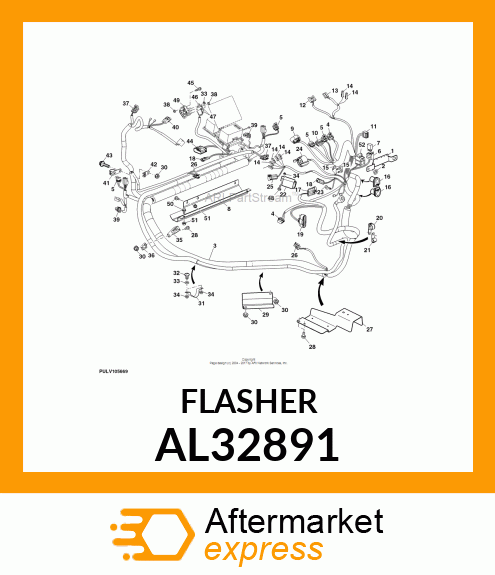 FLASHER, ELECTRIC WARNING AL32891