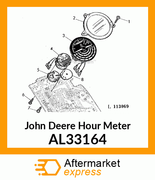 HOUR METER AL33164