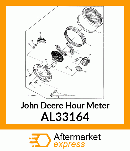 HOUR METER AL33164