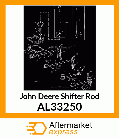 SHIFTER ROD AL33250