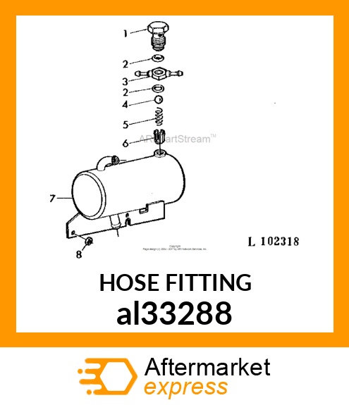 HOSE FITTING al33288