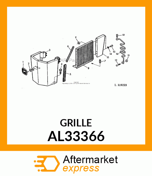 Grille AL33366
