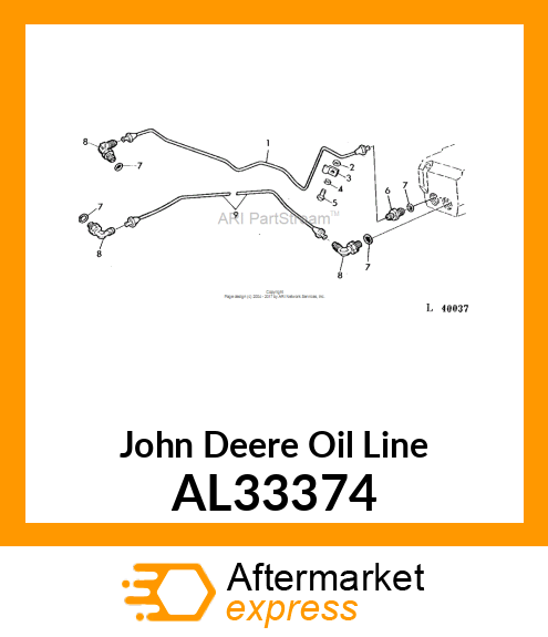 OIL LINE AL33374