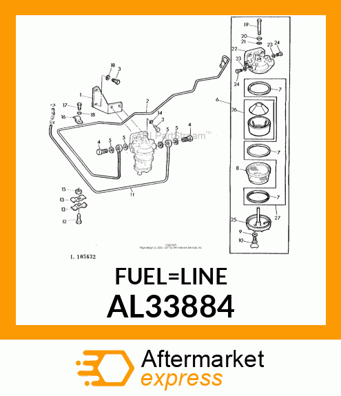 Fuel Line AL33884