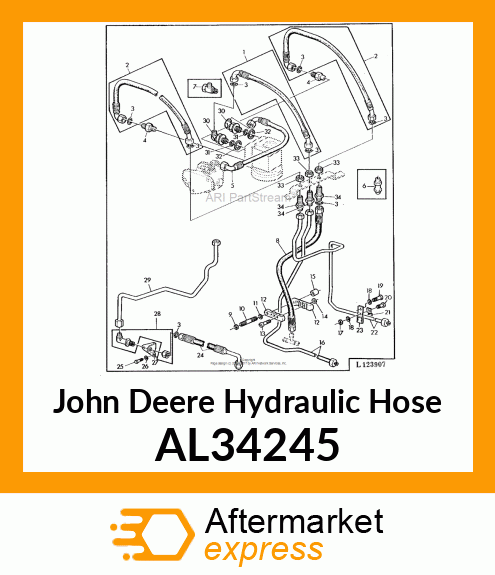 HYDRAULIC HOSE AL34245