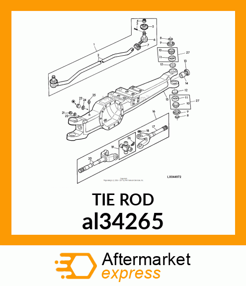 TIE ROD al34265