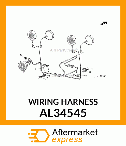 WIRING HARNESS AL34545