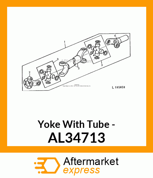 Yoke With Tube - AL34713